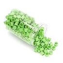 Tattoo Ink Cups 300pcs, Disposable Silicone Tattoo Pigment Cup for Dynamic Tattoo Ink, Tattoo Supplies Beauty Supplies Tattoo Ink Caps Ink Caps for Tattooing (Green)