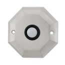 Vicenza Designs Archimedes Push Button in Gray | 0.5 H x 2.75 W x 2.75 D in | Wayfair D4011-SN