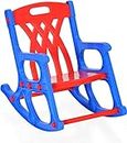 Nilkamal Rocker Kids Toy Chair (Blue & Red,Plastic)