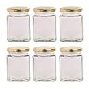 Pure Source India Squire Glass Cookie Jars – 150 Ml, 12 Piece, Transparent