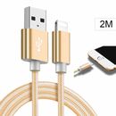 Lot /5 CABLE CHARGEUR pour iPhone 6 8 7 6S SE X XR 11 12 1m 2m  SYNC USB Nylon