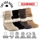 CLEARANCE | UGG High Wedge Boots | Australian Sheepskin Water Resistant | Women