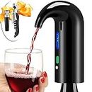 Mothers Day Gifts for Mom, Wine Aerator Electric Wine Decanter Best Sellers One Touch Red -White Wine Accessories Aeration Work with Wine Opener for Beginner Enthusiast - Spout Pourer - wine preserver