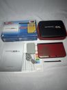 Nintendo 3DS XL Mario Red Edition 4GB Handheld System w/ Box,Case & Game WORKS