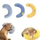 Pupzen - Calming Pillow, Calming Pet Pillow, Cat Lovely Cozy Pillow, U Shaped Half Donut Neck Protector Pillows, Pet Fluffy Pillow Toy, for Small Dogs And Cats (3pcs-B)