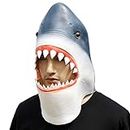Shark Mask Fish Costume Mask Novelty Halloween Costume Party Latex Animal Head Mask