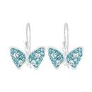 Aww So Cute 925 Sterling Silver Hypoallergenic Butterfly Dangle Earrings for Babies, Kids & Girls | Diwali Gift | Comes in a Gift Box | 925 Stamped with Certificate of Authenticity | ER1868