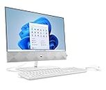 HP All-in-One Desktop PC 24-k0022na | Intel® Core™ i5-10400T Processor | 8GB RAM | 512GB SSD | 23.8 inch Full HD 16:9 display | Microsoft Windows 11 Home OS | White