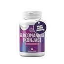 Glucomannan (Konjac) Kapseln 3000 mg hochdosiert mit Chrom – vegan, ohne Zusatzstoffe, ohne Allergene, ohne GVO, 180 Kapseln – Sensilab Essentials