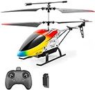 Jack Royal Remote Control Helicopter for Kids Altitude Hold 2.4GHz RC Helicopters with Gyro for Beginner Toys Indoor Flying with 3.5 Channel LED Light Multi Color