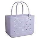 BOGG BAG Original X Large Waterproof Washable Tip Proof Durable Open Tote Bag for the Beach Boat Pool Sports 19x15x9.5, *Coming Soon* Pretty as a Periwinkle, X-Large, Bogg Bag