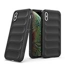 Amazon Brand- Solimo Basic Case for Apple iPhone X (Silicone_Black)
