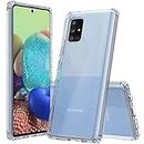 Vultic Clear Hard Case for Samsung Galaxy S10 Plus, Shockproof [Hard PC + Soft TPU Frame] Lightweight Transparent Bumper Cover