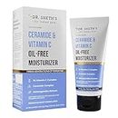 Dr. Sheth's Ceramide & Vitamin C Oil - Free Moisturizer| Lightweight Moisturizer to Hydrate & Brighten Skin | With Vitamin C, Ceramide & Ashwagandha | For Women & Men | 50g