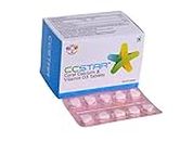 CCSTAR Tablet - Coral Calcium with Vitamin D3 Supplement, Women & Men Calcium to support Strong Bones, Joints & Muscles | Joint Flexibility | Good For Overall Wellness | Small size Tab | 100 Calcium Tablets