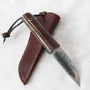 Cuchillo Yakut, forjado a mano hoja de 3 pulgadas cuchillo artesanal siberiano izquierdo Yakutian