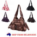 Angel Kiss Women's Soft Leather Handbag PU Leather Shoulder Bag Casual Bag
