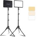8/12 Inch LED Photography Video Light Panel Lighting Photo Studio Lamp Kit
