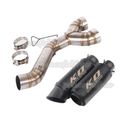 Exhaust System Middle Connection Pipe Muffler For BMW S1000RR 2010-2014 S1000R