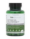 NaturesPlus Bio Advanced Stress Support – Magnesium Supplement with Ashwagandha, Rhodiola, Melissa, L Theanine, B Complex - Stress Relief – Gluten Free, Vegan - 60 Capsules