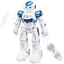 Remote Gesture Control Robot, RC Programmable Smart Toy Model for Kids, Birthday Gift, Interactive Walking Singing Dancing Sliding for Kids Boys Girls (Blue)