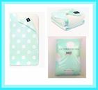 NEW Victoria Secret PINK Sherpa Blanket Bed Cover Mint Polka Dot