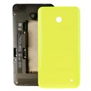 Carcasa Cubierta Trasera de Batería + Botón Lateral para Nokia Lumia 635 (amarillo)