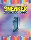 Sneaker Coloring Book: 50 Sneakers Illustration Colouring Books For Adults, Kids with Mandala