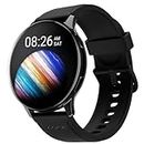 Noise Newly Launched Vortex Plus 1.46” AMOLED Display, AoD, BT Calling, Sleek Metal Finish, 7 Days Battery Life, All New OS with 100+ Watch Faces & Health Suite (Jet Black)