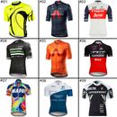 Mens Cycling Jersey Mountain Bike Tops Road Bike Clothing Loose Fit Team Shirts