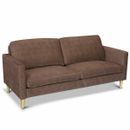 Modern Fabric Couch Sofa Love Seat Upholstered Bed Lounge Sleeper 2-Seater New