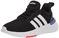 adidas Racer TR21 Running Shoe, Black/Cloud White/Sonic Ink, 1 US Unisex Little Kid