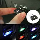 1Pc USB LED Car Interior Neon Atmosphere Light Ambient Lamp Bulb Car Accessories