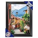 Amalfi Coast Italy 3D Poster Wall Art Decor Framed Print | 12x16 inches | Lenticular Posters & Pictures