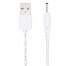 ECSEM Replacement Charger intended for Luna Mini (USB-Cable, 3.3FT), intended for Luna 3/Luna 3 Plus/Luna/Luna2/Luna Mini/Luna Mini 2/Luna Go/Luna Luxe Facial Cleanser White