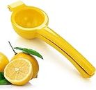 Metal Manual Citrus Lemon Lime Squeezer Juicer, Fruit Juicer, Metal, Kitchen Tool (Yellow)