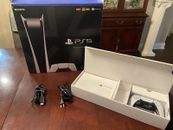 Sony PS5 Digital Edition Console - White-Great Condition W/ Cords And Controller