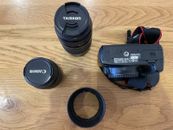 Cannon DSLR EOS 450D Camera plus lenses Canon EF-S 18-55mm & Tamron AF 70-300mm