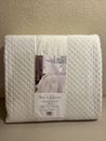 Maison & Jardin King 3 piece Quilt Set 104”X92” White Luxury Collection NEW