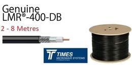 LMR-400-DB Direct Burial coaxial 50 Ohm Low Loss coax Cable 2-8 metres