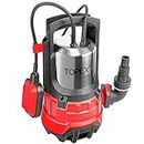 TOPEX 1100W Submersible Dirty Water Pump Sump Swim Pool Flooding Pond Clean