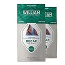 ZEN DECAF Whole Bean Organic Coffee | Medium Roast | Natural Water Decaffeinated, Specialty Grade, Espresso Machines, Grinder | Sustainably Roasted in Canada | Café William | Décaf Biologique en grains - 650 g (2 pack)