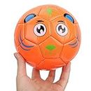 LANTRO JS Balon Futbol para niños, Balon de Futbol de Entrenamiento Pelota Futbol Juguetes Niños, Equipo Deportivo de ejercicio,Rojo