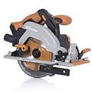 Evolution Power Tools R165CCS-Li Cordless Circular Saw with Multi-Material Cutting - Includes 165MM TCT Blade, Black/Orange, (066-0001)