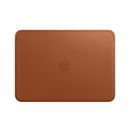 Funda de cuero genuina/oficial de Apple para MacBook 12" - marrón silla de montar - nueva