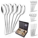 RAXCO Cutlery Set,24 Pieces Flatware Set for Dinner,Tableware Set-Cutlery Serving Sets-Fork Sets for 6