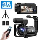 4K Video Camera 56MP UHD Camcorder WiFi Digital Vlogging Camera 16X Digital Zoom