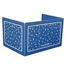 Really Good Stuff Plastic Privacy Shields for Student Desks – Single - Large - Study Carrel Reduces Distractions - Keep Eyes from Wandering During Tests, Blue School Tools