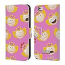 Official Peanuts Sally Brown Character Patterns Leather Book Wallet Case Cover Compatible for Apple iPhone 6 / iPhone 6s