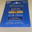 25x Change To Walmart Family Mobile Starter Kit Pin Sim Card Bring Own Phone